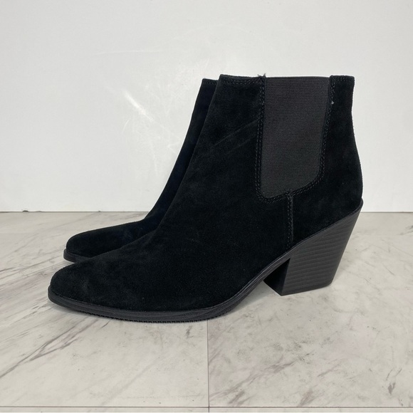 Blondo Nanite Black Suede Waterproof Bootie 8 1/2 - Picture 14 of 14